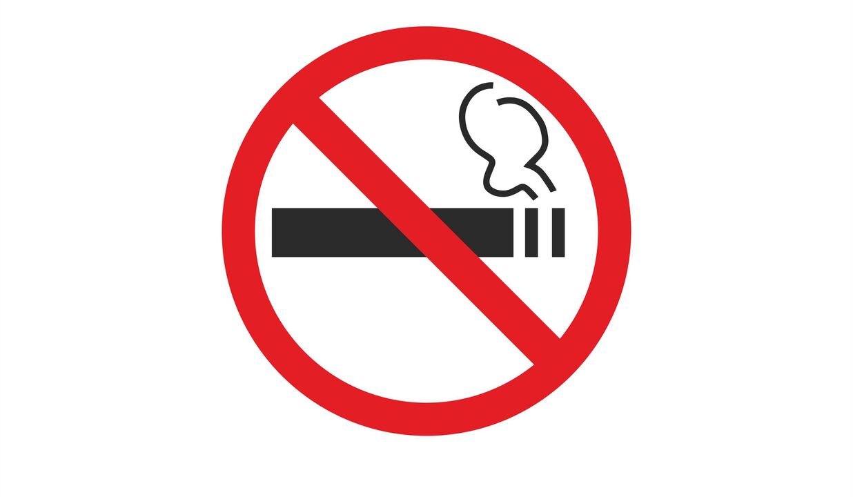 Ne pas fumer pour les cigarettes